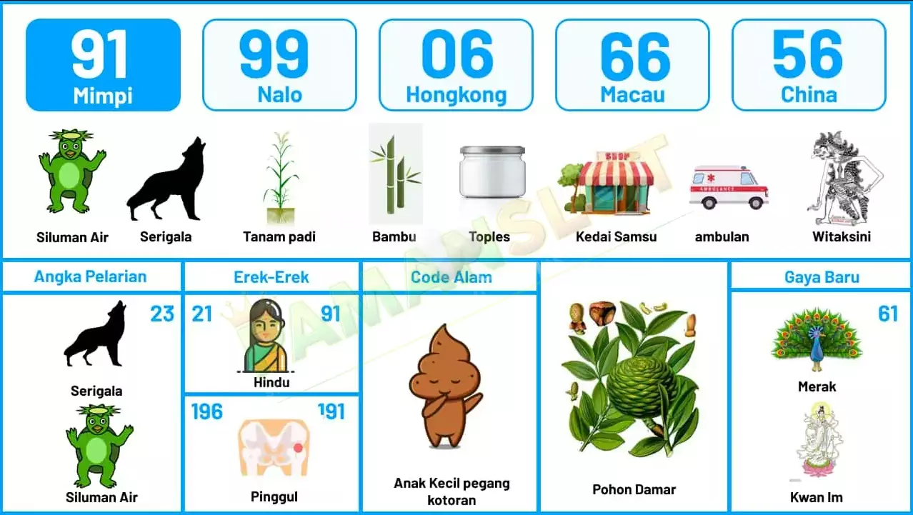 buku mimpi erek erek togel 91